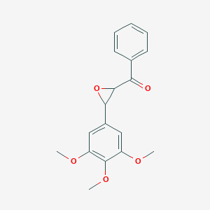 molecular formula C18H18O5 B429622 Phenyl[3-(3,4,5-trimethoxyphenyl)oxiran-2-yl]methanone 