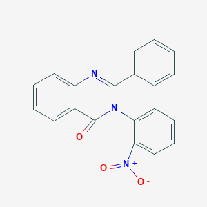 molecular formula C20H13N3O3 B429640 3-(2-nitrophenyl)-2-phenylquinazolin-4(3H)-one 