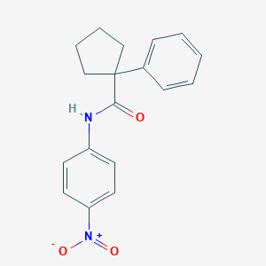 N-(4-nitrophenyl)-1-phenylcyclopentane-1-carboxamide