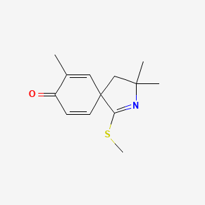 3,3,7-trimethyl-1-(methylthio)-2-azaspiro[4.5]deca-1,6,9-trien-8-one
