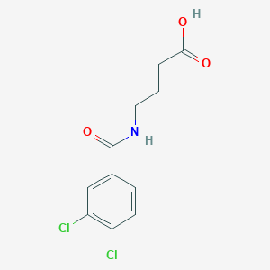 4-[(3,4-dichlorobenzoyl)amino]butanoic acid