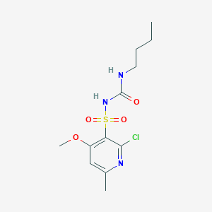 N-[(butylamino)carbonyl]-2-chloro-4-methoxy-6-methylpyridine-3-sulfonamide