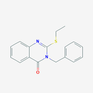 molecular formula C17H16N2OS B429710 3-benzyl-2-(ethylsulfanyl)-4(3H)-quinazolinone CAS No. 1036-22-2