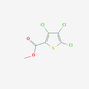 molecular formula C6H3Cl3O2S B429766 Methyl 3,4,5-trichlorothiophene-2-carboxylate 