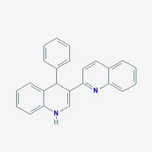 molecular formula C24H18N2 B4297905 4'-phenyl-1',4'-dihydro-2,3'-biquinoline 