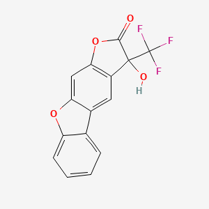3-hydroxy-3-(trifluoromethyl)[1]benzofuro[3,2-f][1]benzofuran-2(3H)-one