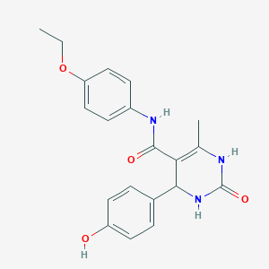 N-(4-ethoxyphenyl)-4-(4-hydroxyphenyl)-6-methyl-2-oxo-1,2,3,4-tetrahydropyrimidine-5-carboxamide