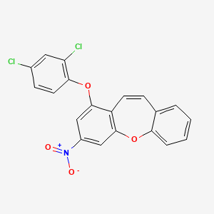 molecular formula C20H11Cl2NO4 B4298554 1-(2,4-dichlorophenoxy)-3-nitrodibenzo[b,f]oxepine 