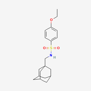 molecular formula C19H27NO3S B4298585 N-(1-adamantylmethyl)-4-ethoxybenzenesulfonamide 