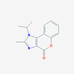molecular formula C14H14N2O2 B429877 1-isopropyl-2-methylchromeno[3,4-d]imidazol-4(1H)-one CAS No. 5806-28-0