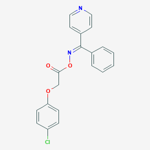 molecular formula C20H15ClN2O3 B429880 phenyl(4-pyridinyl)methanone O-[2-(4-chlorophenoxy)acetyl]oxime 