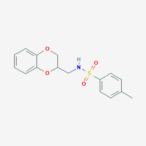 N-(2,3-Dihydro-benzo[1,4]dioxin-2-ylmethyl)-4-methyl-benzenesulfonamide