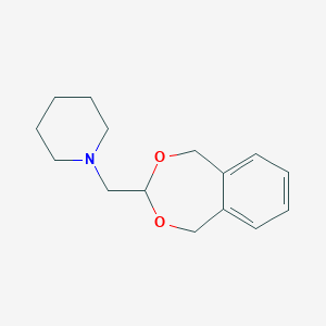 molecular formula C15H21NO2 B429894 1-(1,5-Dihydro-2,4-benzodioxepin-3-ylmethyl)piperidine CAS No. 334506-96-6