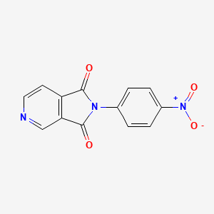 molecular formula C13H7N3O4 B4298981 2-(4-nitrophenyl)-1H-pyrrolo[3,4-c]pyridine-1,3(2H)-dione 