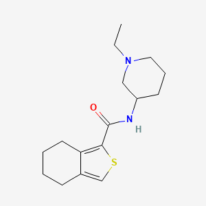 molecular formula C16H24N2OS B4299094 N-(1-ethylpiperidin-3-yl)-4,5,6,7-tetrahydro-2-benzothiophene-1-carboxamide 