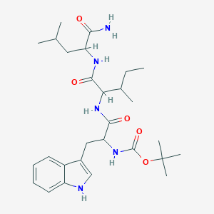 molecular formula C28H43N5O5 B429926 Boc-DL-Trp-DL-xiIle-DL-Leu-NH2 