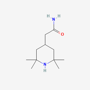 molecular formula C11H22N2O B4299431 2-(2,2,6,6-tetramethylpiperidin-4-yl)acetamide 