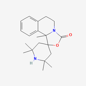molecular formula C20H28N2O2 B4299470 2',2',6',6',10b-pentamethyl-6,10b-dihydro-5H-spiro[1,3-oxazolo[4,3-a]isoquinoline-1,4'-piperidin]-3-one 