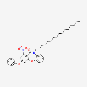 molecular formula C35H44N2O5 B4299702 10-hexadecyl-1-nitro-3-phenoxydibenzo[b,f][1,4]oxazepin-11(10H)-one 