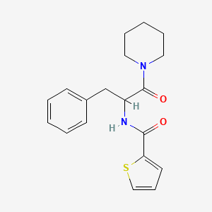 N-(1-benzyl-2-oxo-2-piperidin-1-ylethyl)thiophene-2-carboxamide