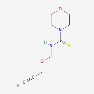 molecular formula C9H14N2O2S B4300183 N-[(prop-2-yn-1-yloxy)methyl]morpholine-4-carbothioamide CAS No. 81066-31-1