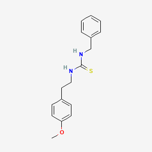 molecular formula C17H20N2OS B4300414 N-benzyl-N'-[2-(4-methoxyphenyl)ethyl]thiourea 