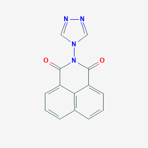 molecular formula C14H8N4O2 B430083 2-(4H-1,2,4-triazol-4-yl)-1H-benzo[de]isoquinoline-1,3(2H)-dione CAS No. 332144-50-0