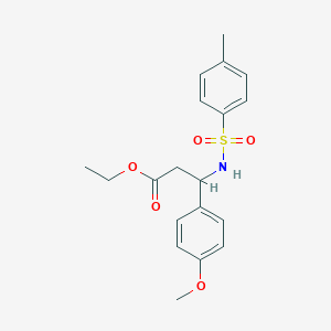 ethyl 3-(4-methoxyphenyl)-3-{[(4-methylphenyl)sulfonyl]amino}propanoate