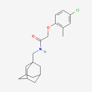 molecular formula C20H26ClNO2 B4300917 N-(1-adamantylmethyl)-2-(4-chloro-2-methylphenoxy)acetamide 