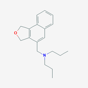 molecular formula C19H25NO B430094 (1,3-Dihydronaphtho[1,2-c]furan-4-ylmethyl)dipropylamine 