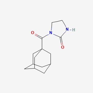 molecular formula C14H20N2O2 B4300959 1-(1-adamantylcarbonyl)imidazolidin-2-one 