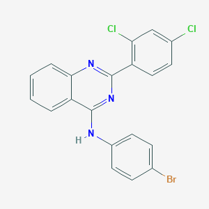 N-(4-bromophenyl)-2-(2,4-dichlorophenyl)quinazolin-4-amine