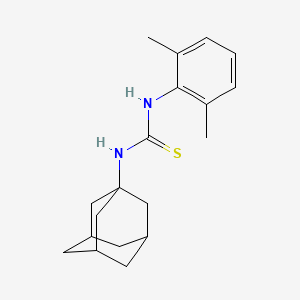 molecular formula C19H26N2S B4301029 N-1-adamantyl-N'-(2,6-dimethylphenyl)thiourea 
