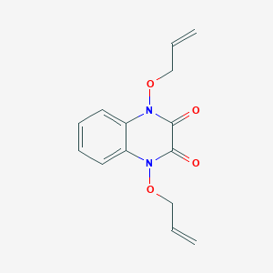 molecular formula C14H14N2O4 B430122 1,4-Bis(prop-2-enoxy)quinoxaline-2,3-dione CAS No. 332850-12-1