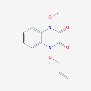 molecular formula C12H12N2O4 B430124 1-(Allyloxy)-4-methoxy-1,4-dihydroquinoxaline-2,3-dione CAS No. 371945-20-9