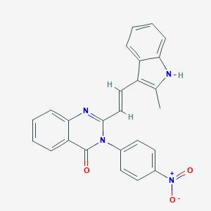 2-[(E)-2-(2-methyl-1H-indol-3-yl)ethenyl]-3-(4-nitrophenyl)quinazolin-4-one