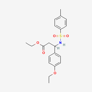 ethyl 3-(4-ethoxyphenyl)-3-{[(4-methylphenyl)sulfonyl]amino}propanoate