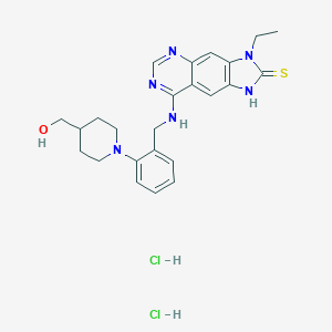 molecular formula C24H30Cl2N6OS B043015 硫喹那哌非尔二盐酸盐 CAS No. 204077-66-7