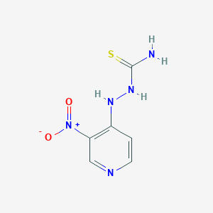 molecular formula C6H7N5O2S B4301539 2-(3-nitropyridin-4-yl)hydrazinecarbothioamide 