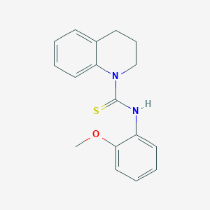 molecular formula C17H18N2OS B4301583 N-(2-methoxyphenyl)-3,4-dihydroquinoline-1(2H)-carbothioamide 
