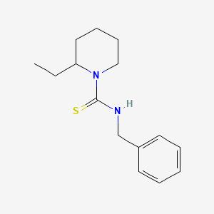 molecular formula C15H22N2S B4301872 N-benzyl-2-ethylpiperidine-1-carbothioamide CAS No. 5815-37-2