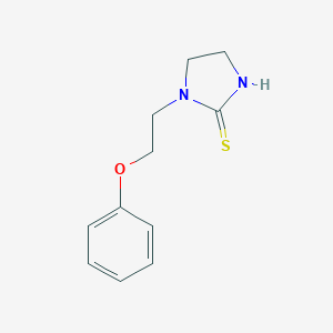 molecular formula C11H14N2OS B430266 1-(2-Phenoxyethyl)imidazolidine-2-thione 