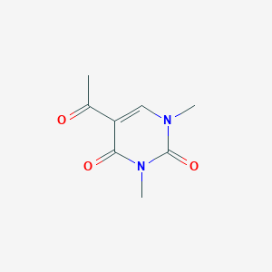 molecular formula C8H10N2O3 B430267 5-acetyl-1,3-dimethyl-2,4(1H,3H)-pyrimidinedione CAS No. 36980-95-7