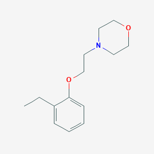 molecular formula C14H21NO2 B430268 4-[2-(2-Ethylphenoxy)ethyl]morpholine 