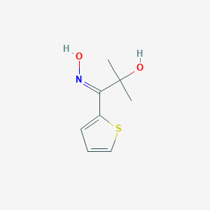 molecular formula C8H11NO2S B430269 2-Hydroxy-2-methyl-1-(2-thienyl)-1-propanone oxime 