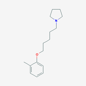 1-[5-(2-Methylphenoxy)pentyl]pyrrolidine