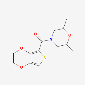 4-(2,3-dihydrothieno[3,4-b][1,4]dioxin-5-ylcarbonyl)-2,6-dimethylmorpholine