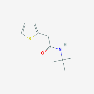 molecular formula C10H15NOS B430290 N-(tert-butyl)-2-(2-thienyl)acetamide 