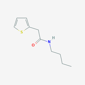 molecular formula C10H15NOS B430294 N-butyl-2-(thiophen-2-yl)acetamide 