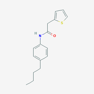 N-(4-butylphenyl)-2-(2-thienyl)acetamide